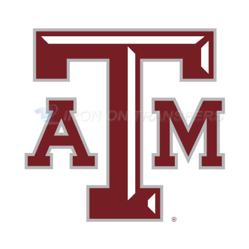 Texas A M Aggies Logo T-shirts Iron On Transfers N6495 - Click Image to Close